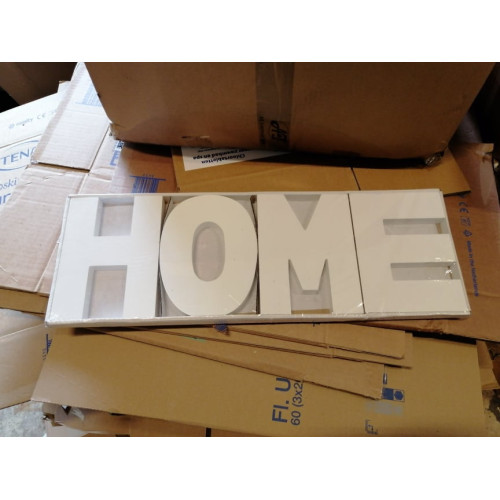 Grote houten letters HOME