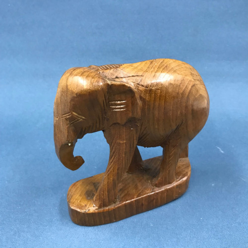 Houten olifant 12h x 24 x 6 cm