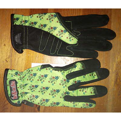 8 paar Kinderhandschoenen Intacto maat M/8 groen