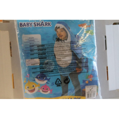 Baby shark verkleed pak maat 1-2 jaar  1 stuks