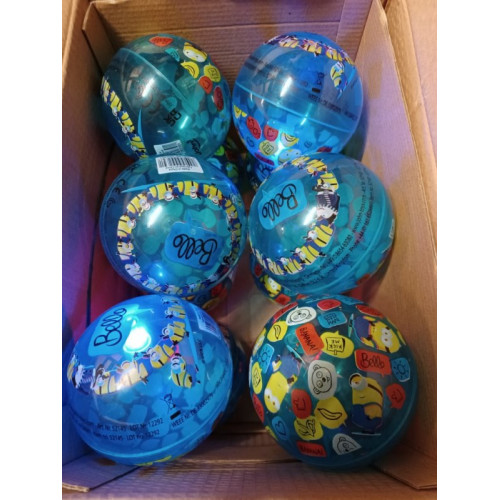 Lichtgevende ball minions blauw 12 stuks