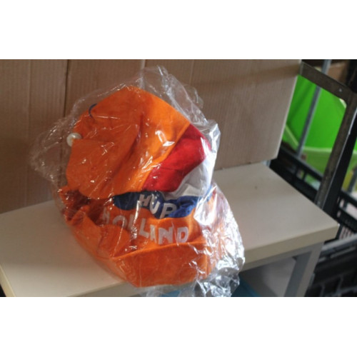 Bewegende hoed oranje 1x DS N