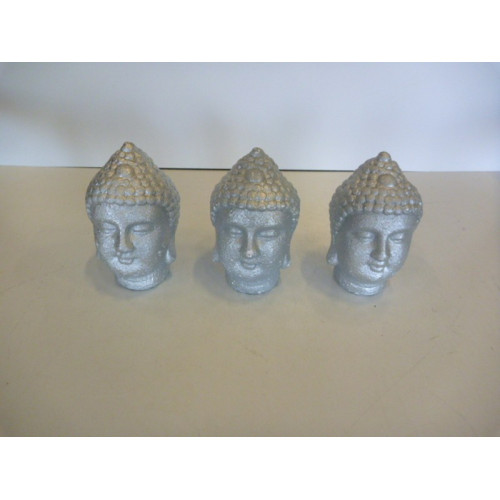 Boeddha kopjes 3 stuks