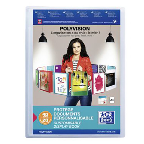 Elba showmap polyvision 20 tassen transparant A4