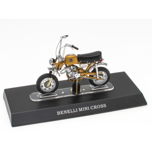 AHMSM009  Scooterss Collection-Benelli Mini Cross -  Leo Models, schaal 1:18, voor verzamelaars,                  