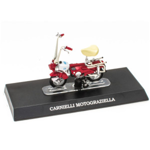 AHMSM022  Scooterss Collection-Carnielli Motograziella- Leo Models, schaal 1:18, voor verzamelaars,                  