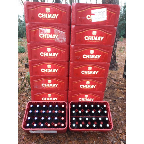 1 pallet mix Chimay Rood, Tripel & Dorée,40 kratten,960 flesjes 33cl