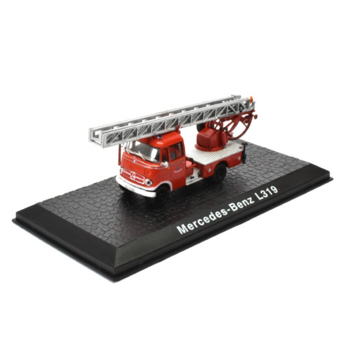 ACMPO002-Mercedes-Benz L319 - Brandweer - Edition Atlas miniatuur auto 1:72