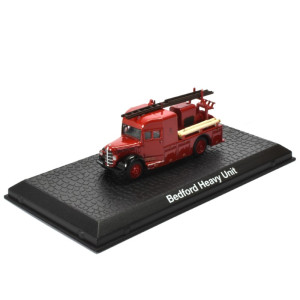 ACMPO122-Bedford Heavy Unit - Editions Atlas Collection 1:72 Classic Fire Engines - Brandweer in vitrine Display