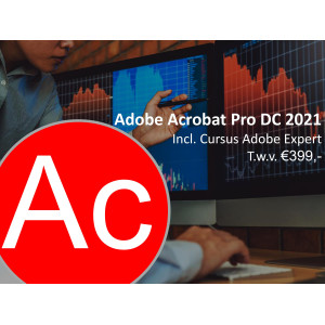 Adobe Acrobat Pro DC 2021 Cursus + Software Licentie
