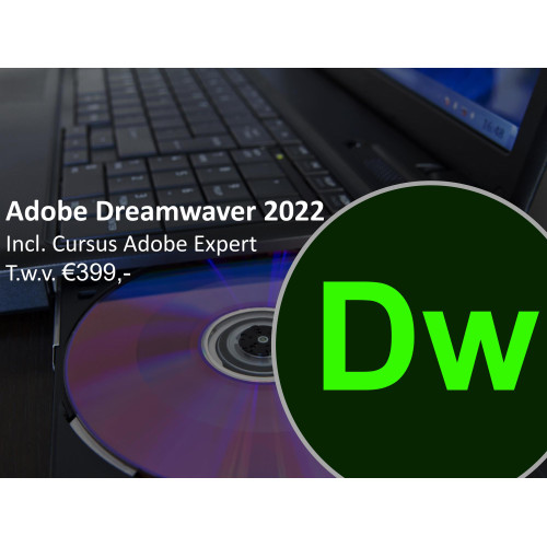 Adobe Dreamweaver 2022 Cursus + Software Licentie