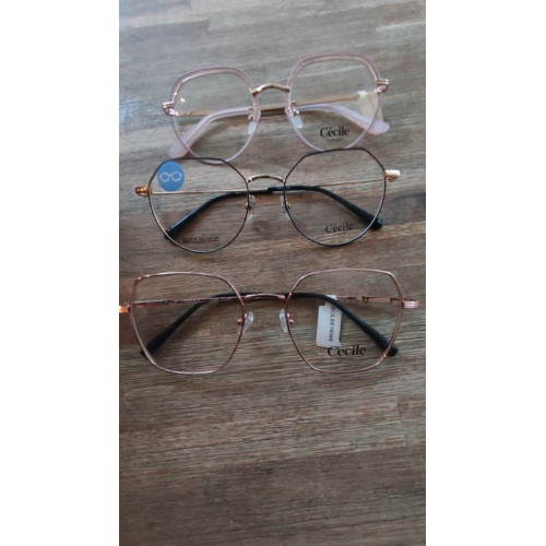 Cecile eyewear Brilmonturen met demoglas,3 stuks