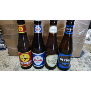 Partij Belgische bieren,4*33cl