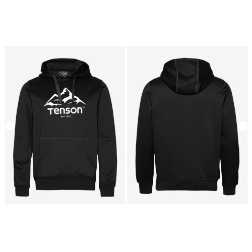 Unisex Tenson hoodie zwart maat 3XL