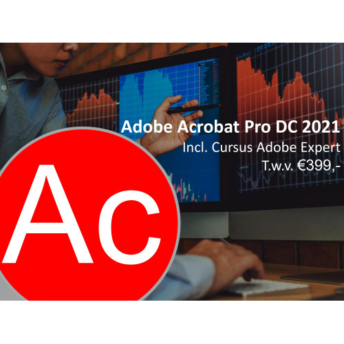 Adobe Acrobat Pro DC 2021 Cursus + Software Licentie