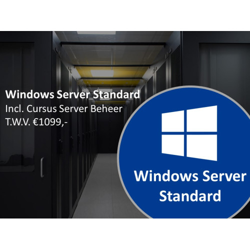 Windows Server Standard Cursus + Software Licentie