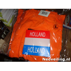 4x Holland T-shirt met licht mt L-XXL