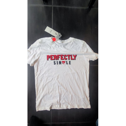 Only T-shirt Wit Perfect Single Medium