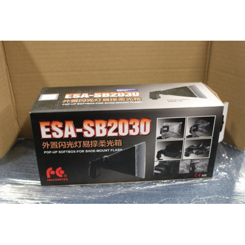 Pop-up softbox set ESA-SB2030 voor cameraflitser