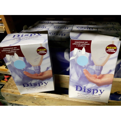 Partij Dispy zeep, 100% natuurlijk, 480 verpakkingen