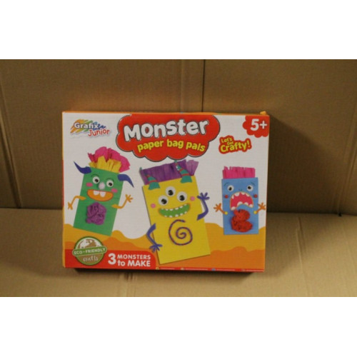Monster paper knutsel set 1x