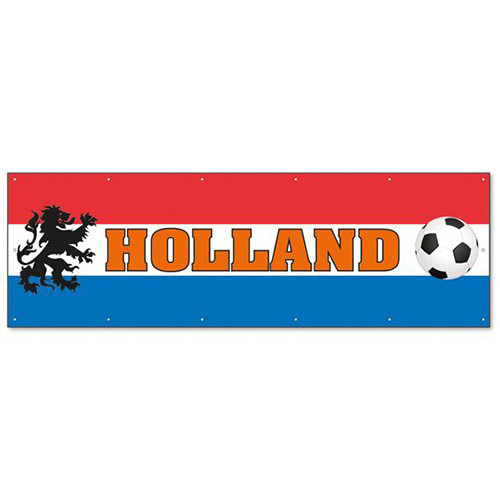 3x Spandoek Holland 340 x 74 cm