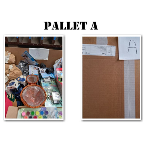Palletbox met div handel BOX A