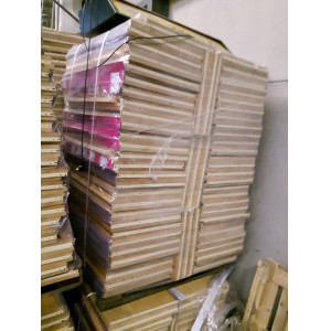 Massief houten Legborden vuren/grenen hout, maat 97 x 48 x 1,8 cm, 120 stuks